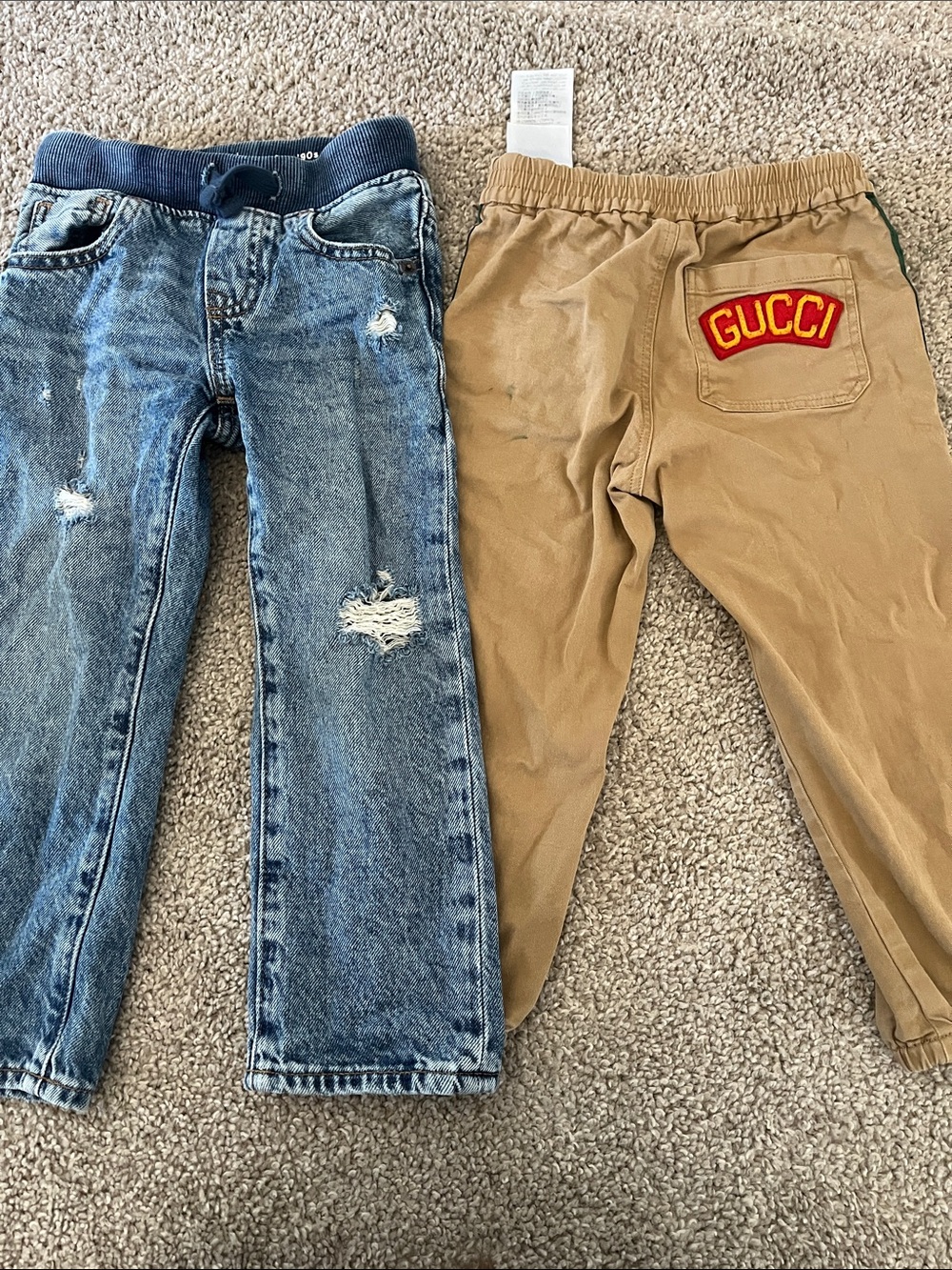 Gucci and gap little Kids Pants set of 4year old